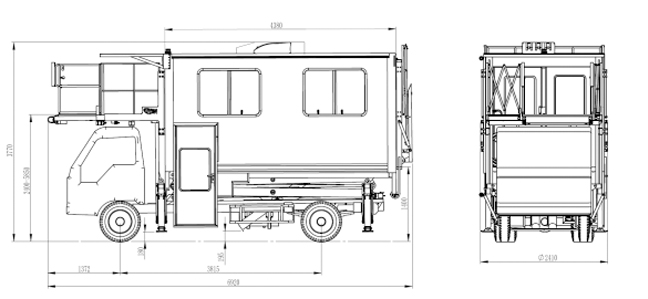 PSR-580 Ambulift<br>With Self-Made Chassis