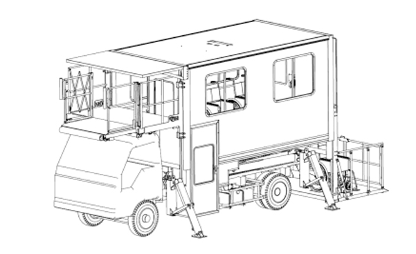 PSR-580 Ambulift<br>With Self-Made Chassis